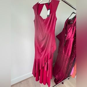 Red mermaid sparkly dress. Never worn. Tags on